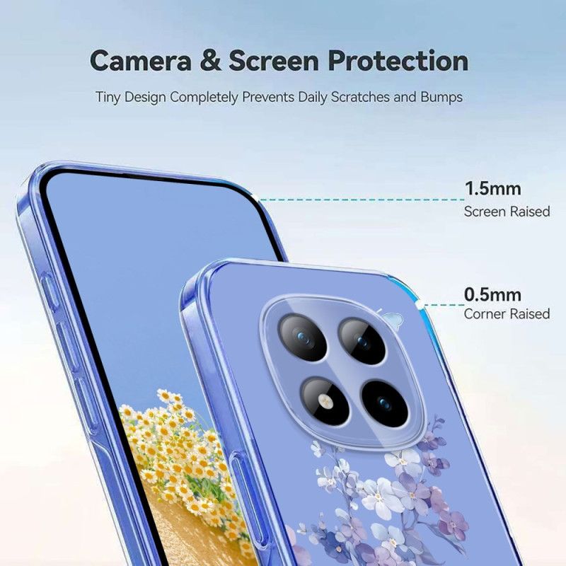 Case Hoesje Xiaomi Redmi Note 15 Pro Plus 5g Telefoonhoesje Bloemen- En Vlindereffect
