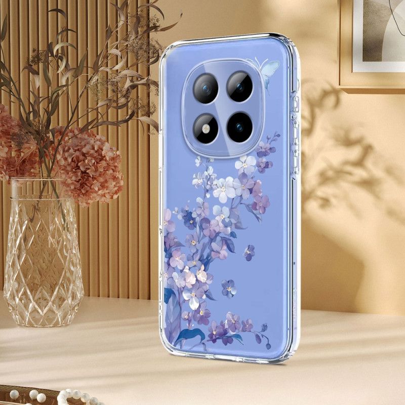 Case Hoesje Xiaomi Redmi Note 15 Pro Plus 5g Telefoonhoesje Bloemen- En Vlindereffect