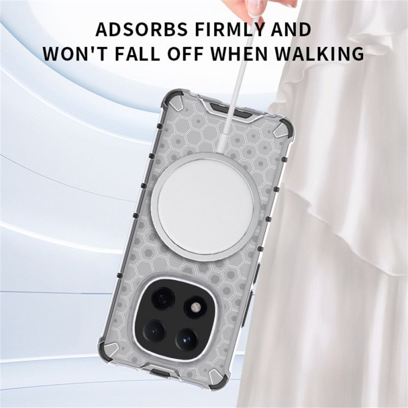 Cover Hoesje Xiaomi Redmi Note 15 Pro Plus 5g Telefoonhoesje Magnetisch Honingraatpatroon