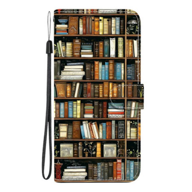 Flip Case Leren Xiaomi Redmi Note 15 Pro Plus 5g Bibliotheek