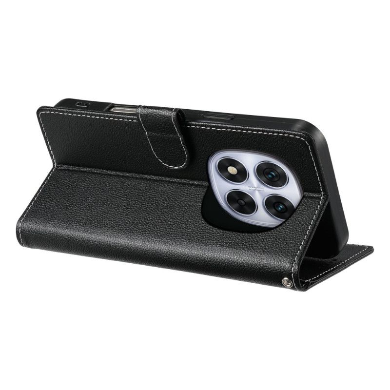 Flip Case Leren Xiaomi Redmi Note 15 Pro Plus 5g Effen Kunstleer