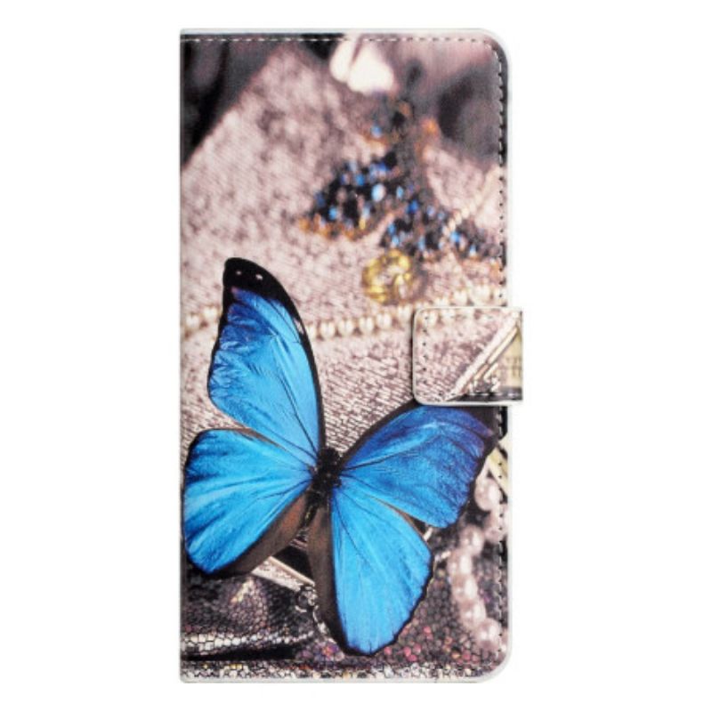Folio-hoesje Xiaomi Redmi Note 15 Pro Plus 5g Blauwe Vlinder