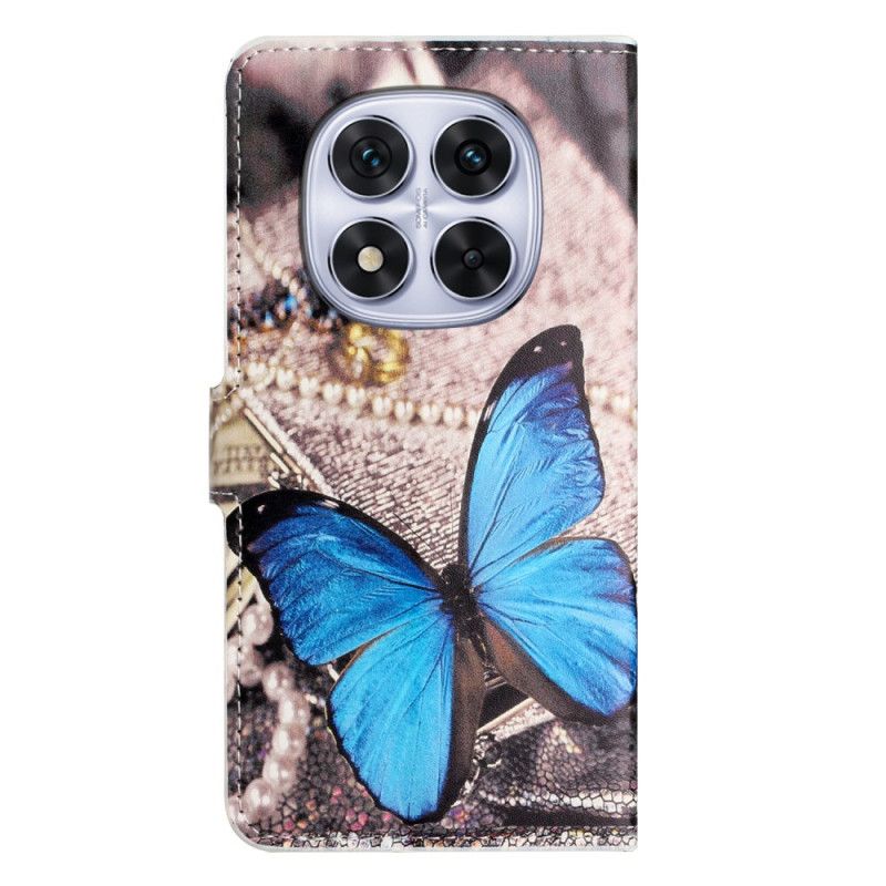 Folio-hoesje Xiaomi Redmi Note 15 Pro Plus 5g Blauwe Vlinder