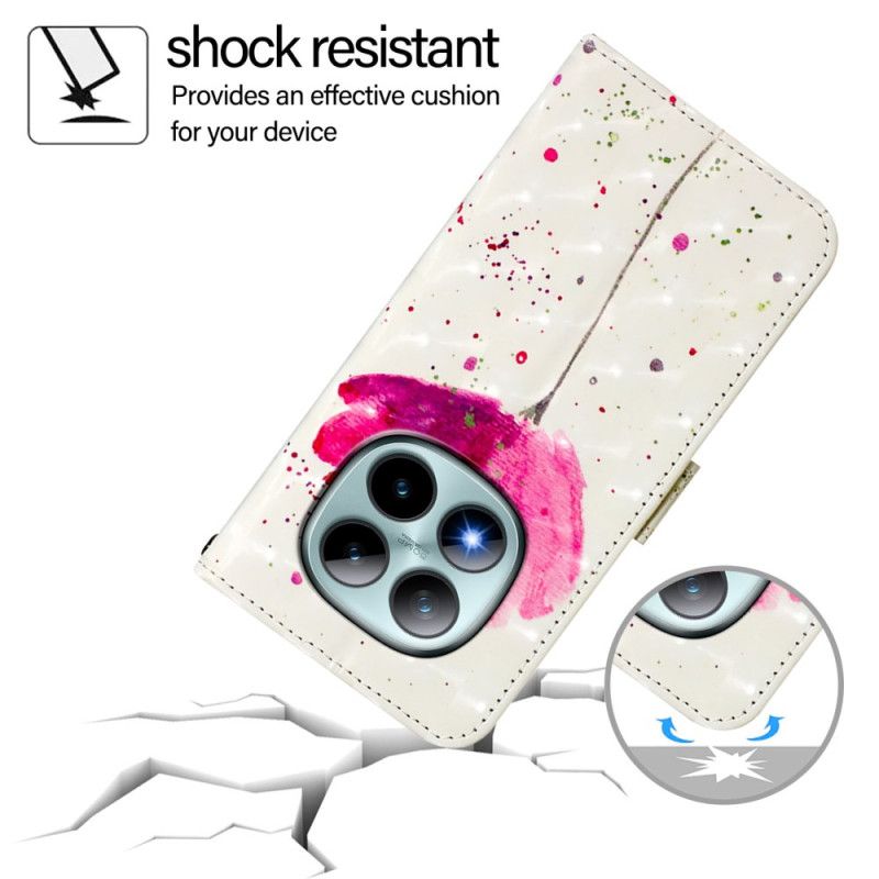 Folio-hoesje Xiaomi Redmi Note 15 Pro Plus 5g Klaproos