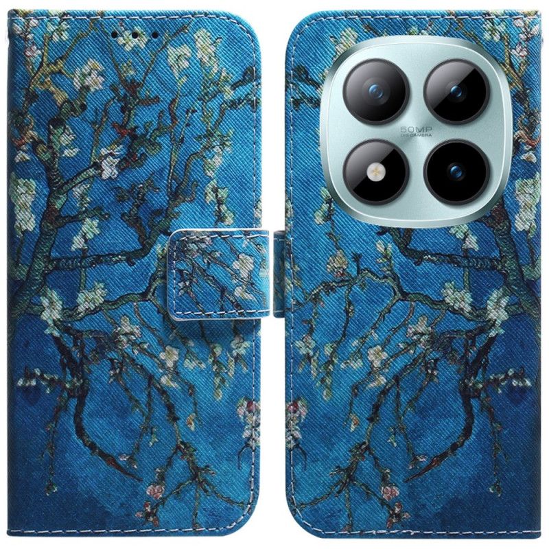 Folio-hoesje Xiaomi Redmi Note 15 Pro Plus 5g Telefoonhoesje Abrikozenbloesems