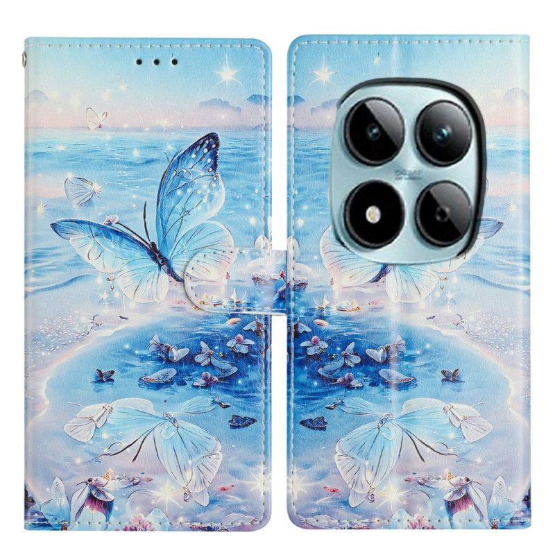 Folio-hoesje Xiaomi Redmi Note 15 Pro Plus 5g Telefoonhoesje Oceaanvlinder