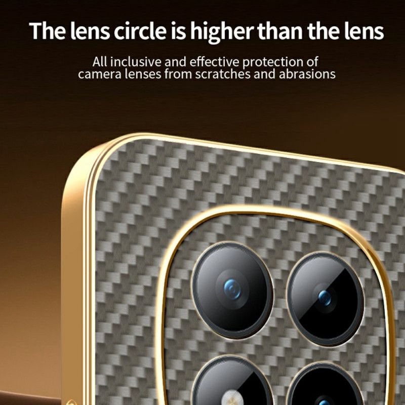 Hoesje Voor Xiaomi Redmi Note 15 Pro Plus 5g Koolstofvezeltextuur