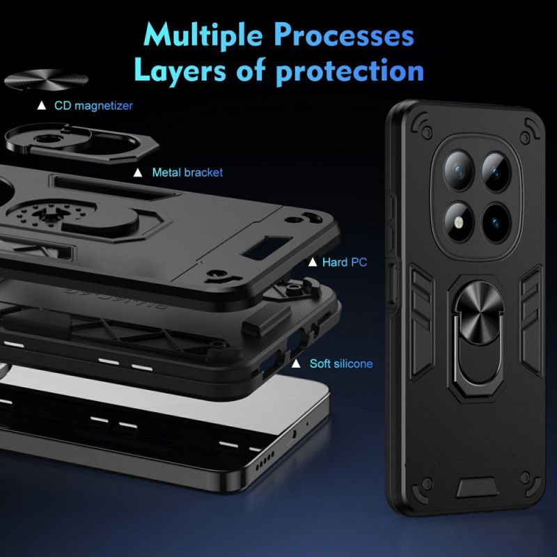 Hoesje Xiaomi Redmi Note 15 Pro Plus 5g Ringsteun En Versterkte Bescherming