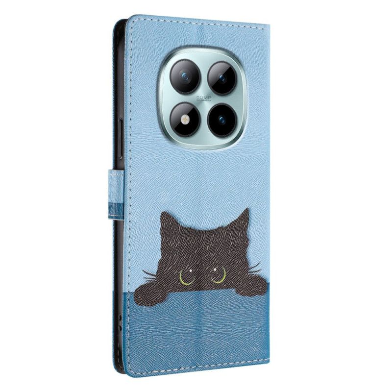 Leren Hoesje Voor Xiaomi Redmi Note 15 Pro Plus 5g Kleine Kat