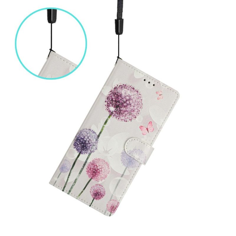 Leren Hoesje Voor Xiaomi Redmi Note 15 Pro Plus 5g Paardenbloemen