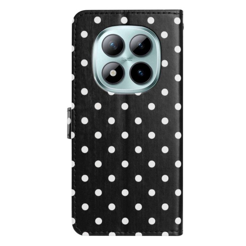 Leren Hoesje Xiaomi Redmi Note 15 Pro Plus 5g Erwten Bescherming Hoesje