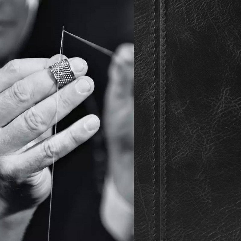 Cover Hoesje Google Pixel 4a Rood Zwart Telefoonhoesje Gestikt Leereffect