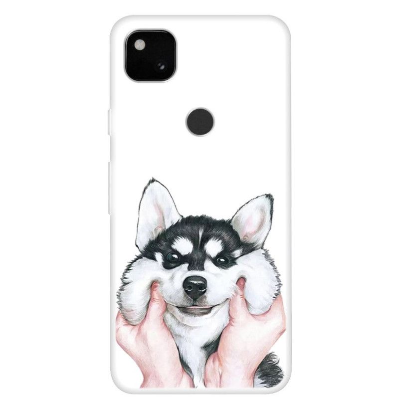 Hoesje voor Google Pixel 4a Glimlach Hond