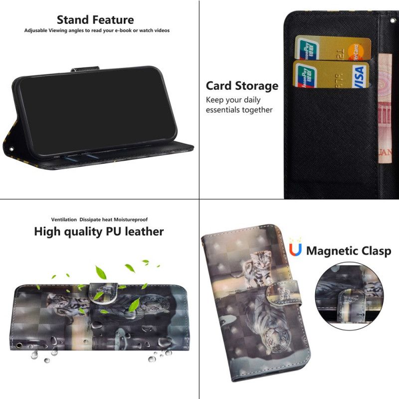 Leren Hoesje voor Google Pixel 4a Ernest De Tijger