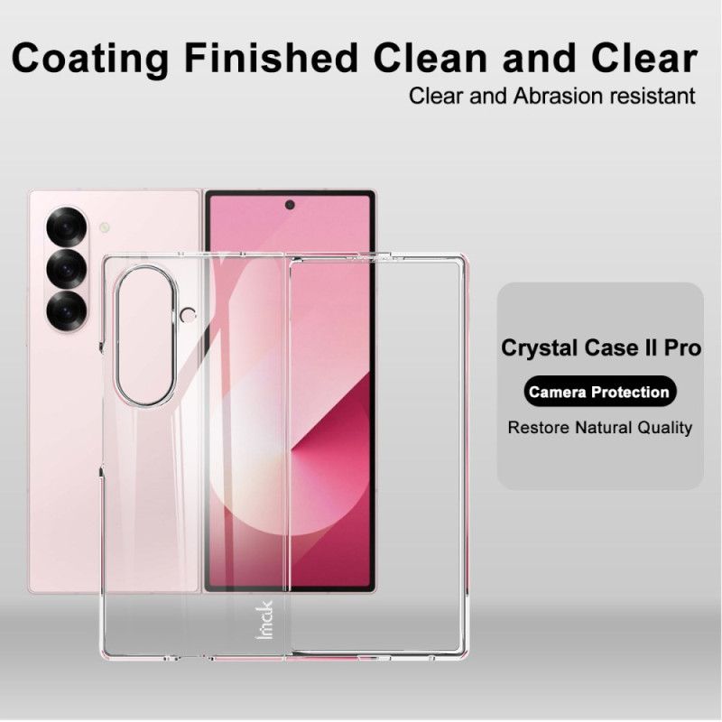 Case Hoesje Samsung Galaxy Z Fold 7 Telefoonhoesje Crystal Case Ii Pro Imak