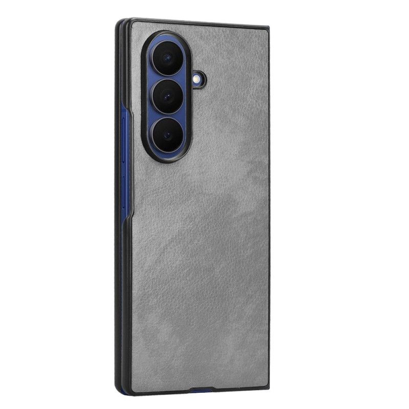 Case Hoesje Samsung Galaxy Z Fold 7 Telefoonhoesje Leerlook