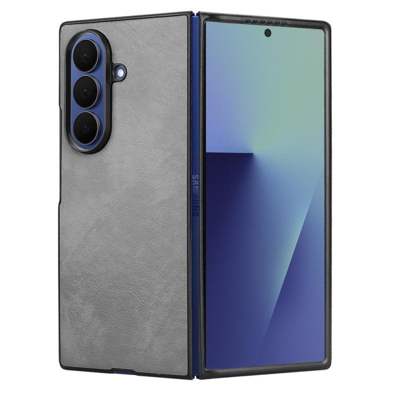 Case Hoesje Samsung Galaxy Z Fold 7 Telefoonhoesje Leerlook
