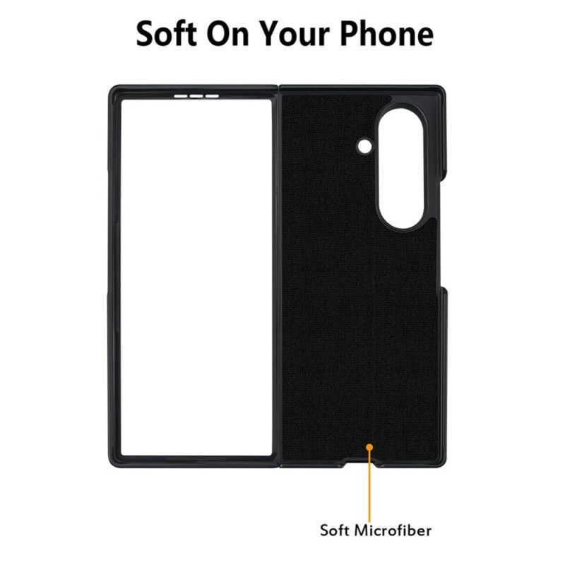 Case Hoesje Samsung Galaxy Z Fold 7 Telefoonhoesje Roestvrij Staal