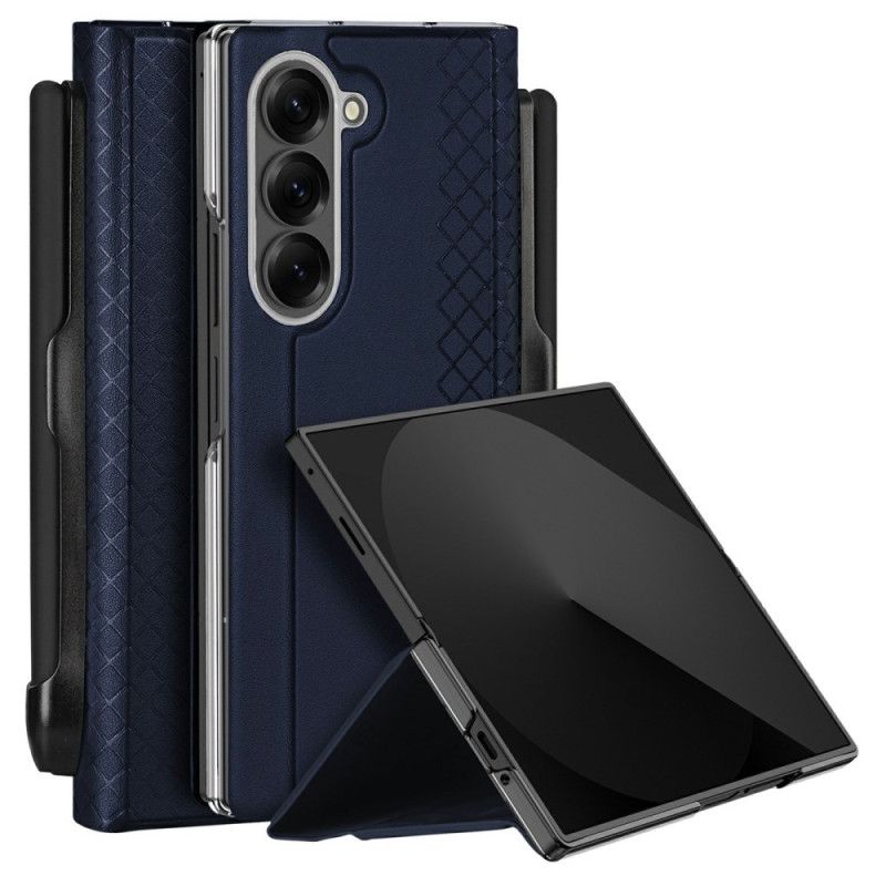 Cover Hoesje Samsung Galaxy Z Fold 7 Telefoonhoesje Bril Series Dux Ducis Stylushouder