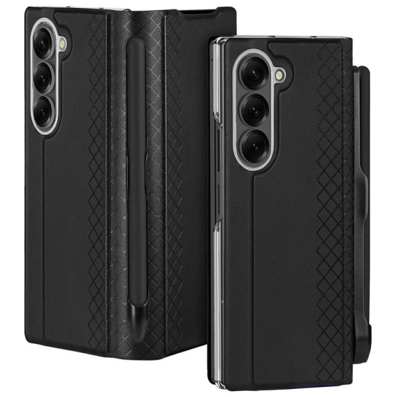 Cover Hoesje Samsung Galaxy Z Fold 7 Telefoonhoesje Bril Series Dux Ducis Stylushouder