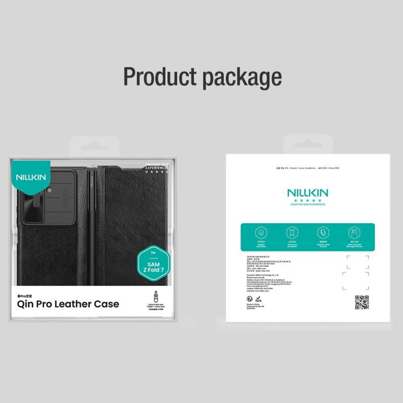 Folio-hoesje Samsung Galaxy Z Fold 7 Qin Pro-serie Nillkin