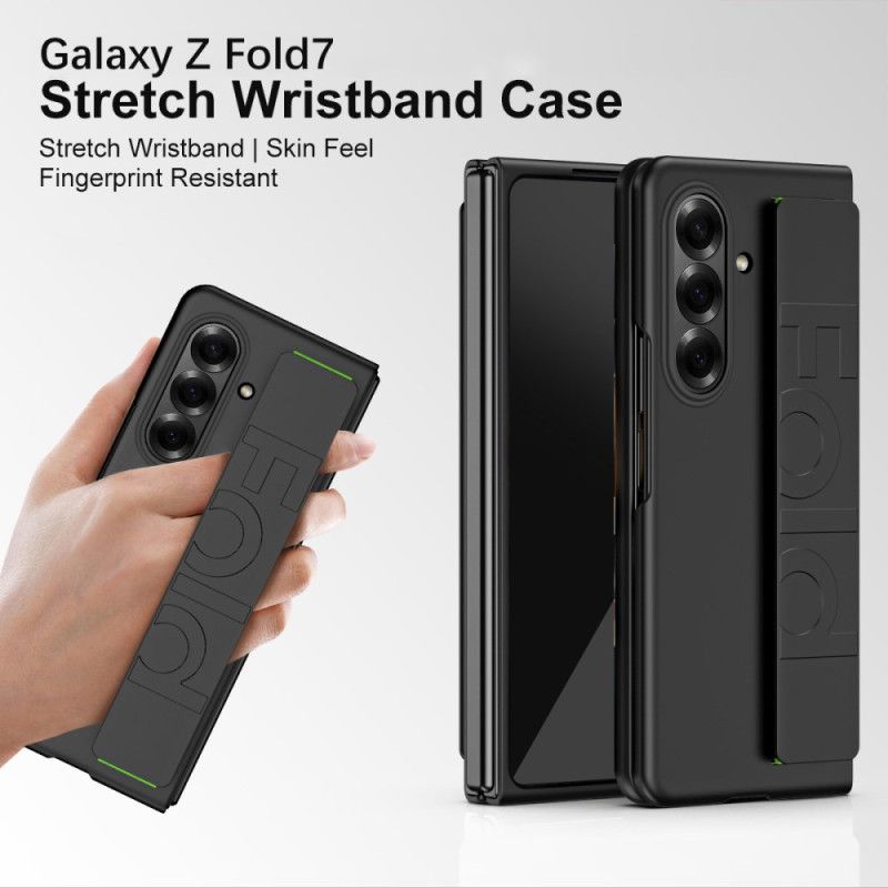 Hoesje Samsung Galaxy Z Fold 7 Bandje Met Standaard Bescherming Hoesje