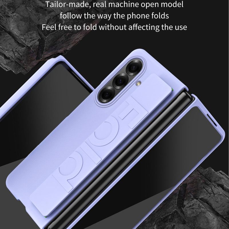 Hoesje Samsung Galaxy Z Fold 7 Bandje Met Standaard Bescherming Hoesje