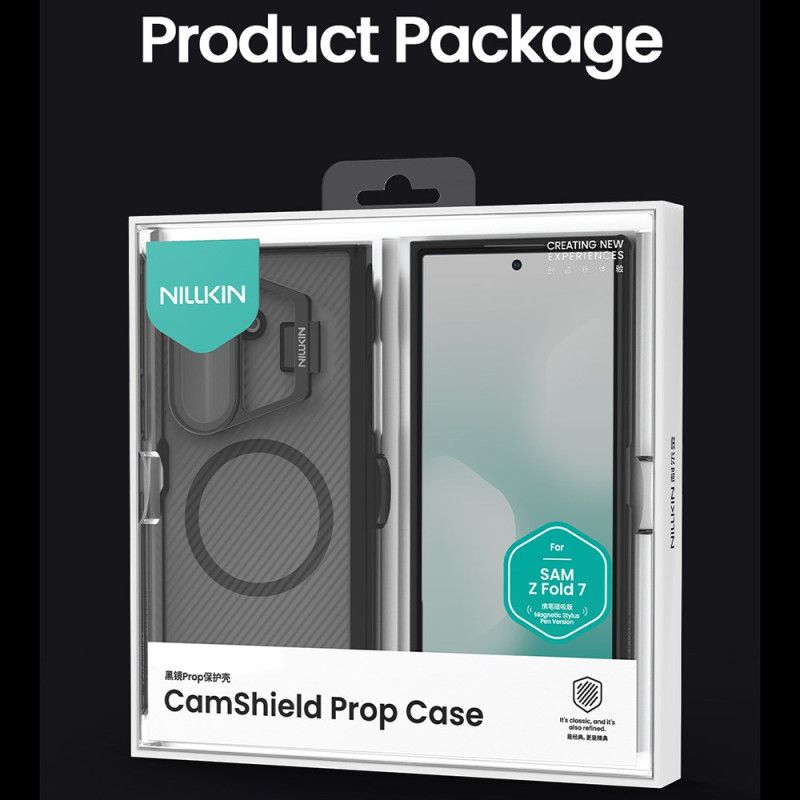 Hoesje Samsung Galaxy Z Fold 7 Camshield Prop Magnetic Translucent Series Nillkin