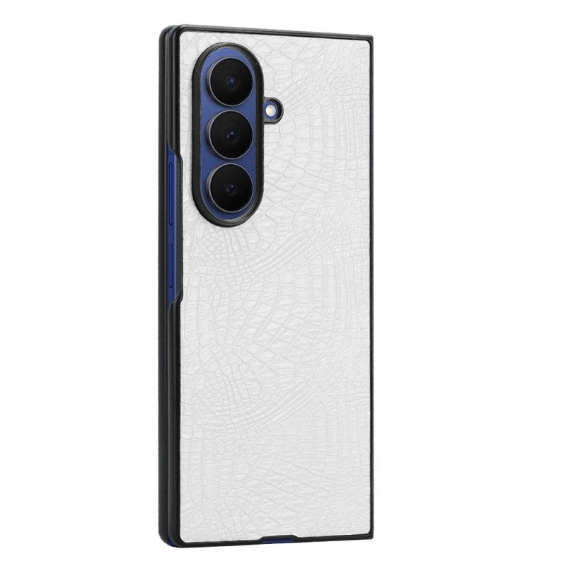 Hoesje Samsung Galaxy Z Fold 7 Krokodillenleerlook Bescherming Hoesje