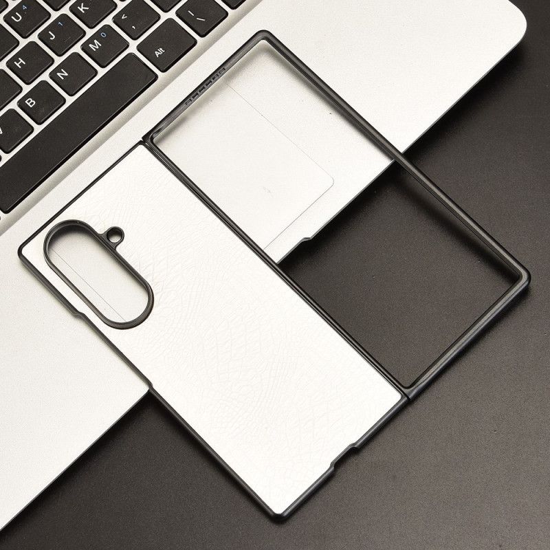 Hoesje Samsung Galaxy Z Fold 7 Krokodillenleerlook Bescherming Hoesje