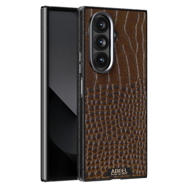 Hoesje Samsung Galaxy Z Fold 7 Magsafe-compatibel Abeel In Krokodillenstijl