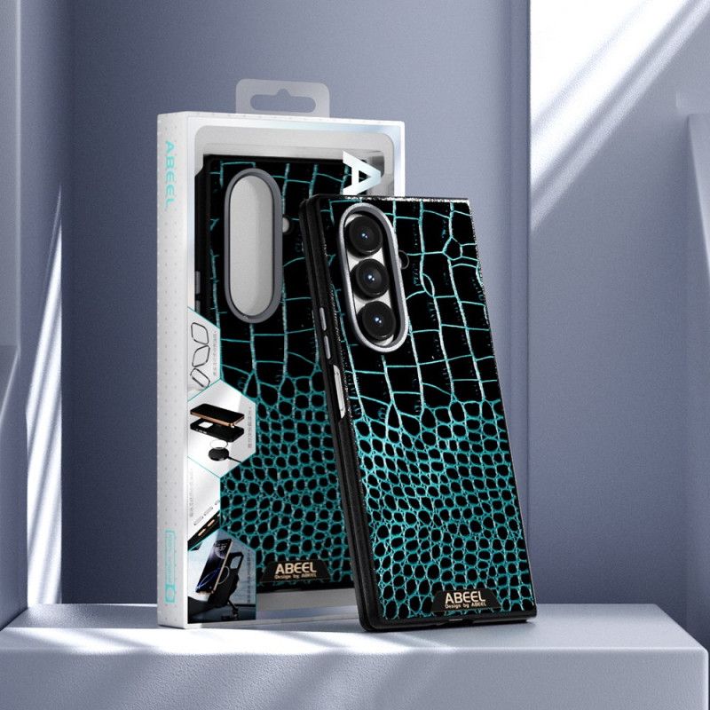 Hoesje Samsung Galaxy Z Fold 7 Magsafe-compatibel Abeel In Krokodillenstijl