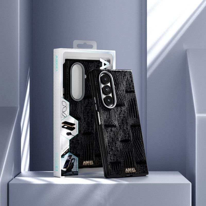 Hoesje Samsung Galaxy Z Fold 7 Magsafe-compatibel Abeel Met Reliëf Bescherming Hoesje