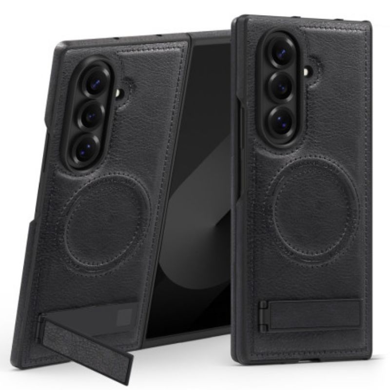 Hoesje Samsung Galaxy Z Fold 7 Magsafe Lederlook En Standaard