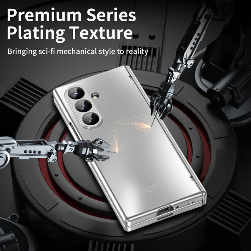 Hoesje Samsung Galaxy Z Fold 7 Metallic Effect Met Schermbeschermer