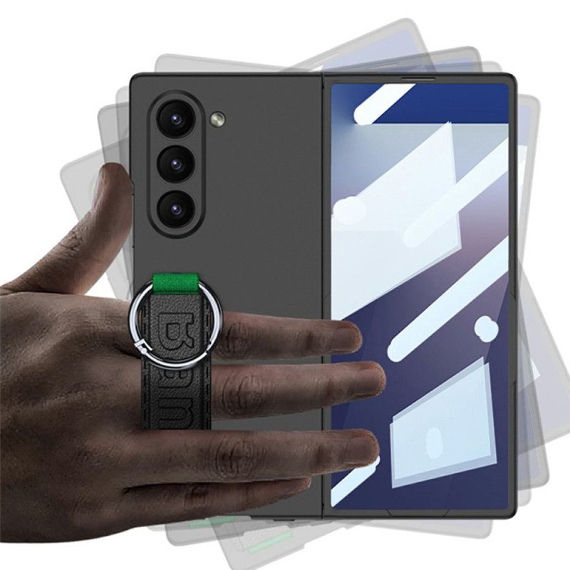 Hoesje Samsung Galaxy Z Fold 7 Ring En Riempje Bescherming Hoesje