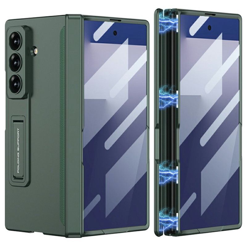 Hoesje Samsung Galaxy Z Fold 7 Schermbeschermer En Magnetische Standaard Bescherming Hoesje