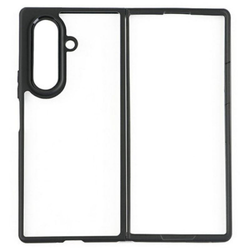 Hoesje Samsung Galaxy Z Fold 7 Schokbestendig Met Transparante Achterkant Bescherming Hoesje