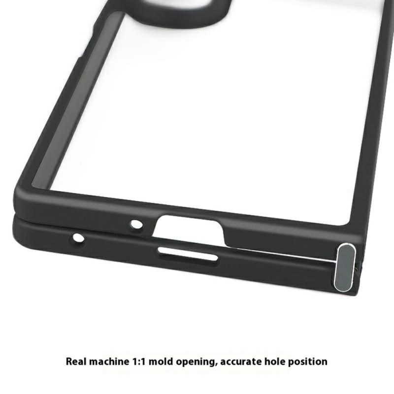 Hoesje Samsung Galaxy Z Fold 7 Schokbestendig Met Transparante Achterkant Bescherming Hoesje