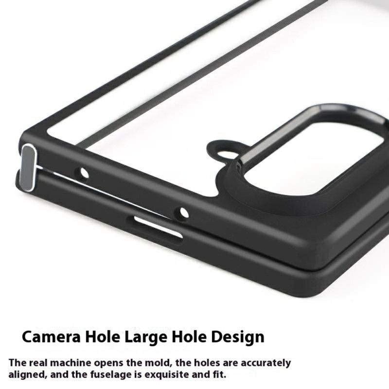 Hoesje Samsung Galaxy Z Fold 7 Schokbestendig Met Transparante Achterkant Bescherming Hoesje