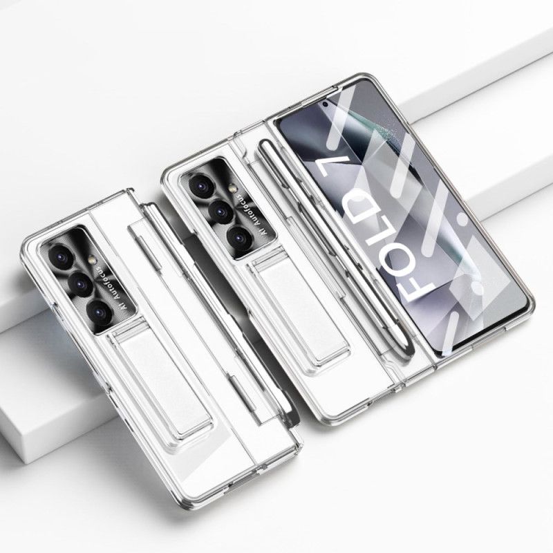 Hoesje Samsung Galaxy Z Fold 7 Standaard En Schermbeschermer Bescherming Hoesje