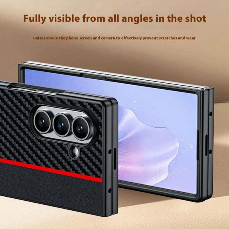 Hoesje Voor Samsung Galaxy Z Fold 7 Carbonvezelversie