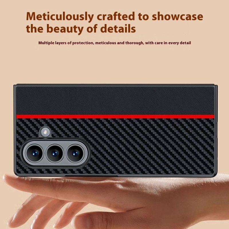 Hoesje Voor Samsung Galaxy Z Fold 7 Carbonvezelversie