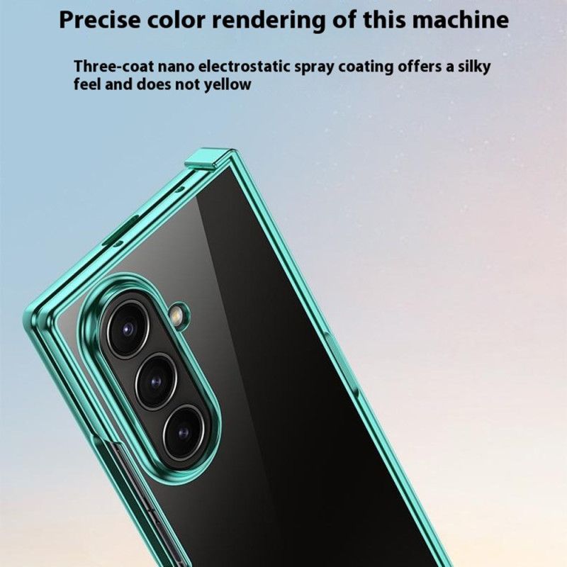 Hoesje Voor Samsung Galaxy Z Fold 7 Metal Effect Scharnier Design