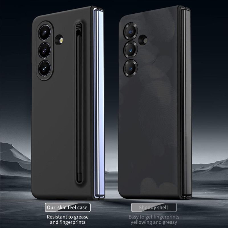 Hoesje Voor Samsung Galaxy Z Fold 7 Stylus En Gehard Glazen Schermbeschermer