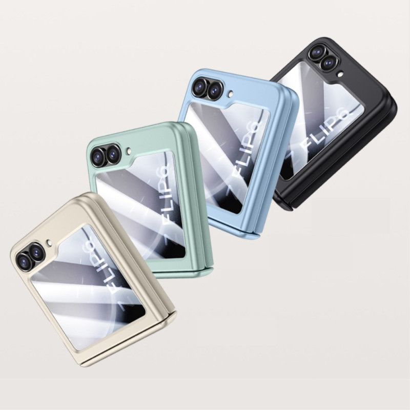 Case Hoesje Samsung Galaxy Z Flip 7 Fe Telefoonhoesje Achterscharnierbeschermer Van Gehard Glas En Schermbeschermer