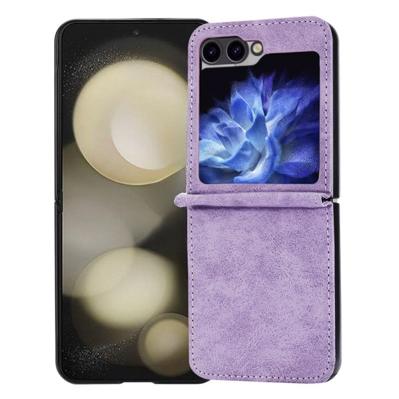 Case Hoesje Samsung Galaxy Z Flip 7 Fe Telefoonhoesje Kunstleer Leer