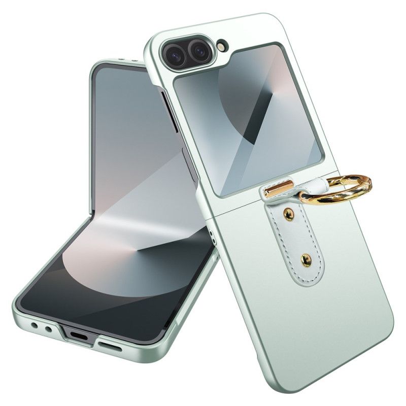 Case Hoesje Samsung Galaxy Z Flip 7 Fe Telefoonhoesje Ringhouder En Beschermfolie