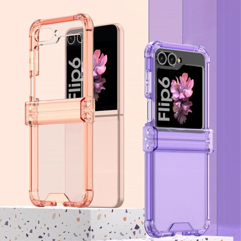 Cover Hoesje Samsung Galaxy Z Flip 7 Fe Telefoonhoesje Gkk-scharnier En Luchtkussen