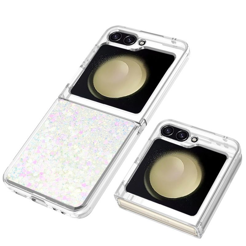 Cover Hoesje Samsung Galaxy Z Flip 7 Fe Telefoonhoesje Glitter
